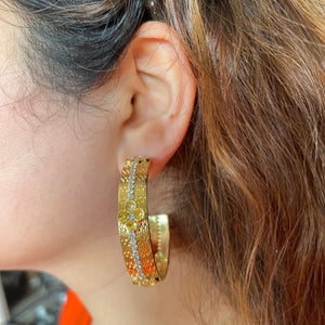 Arabis Hoop Earrings