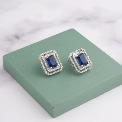 Calix Earrings - Blue