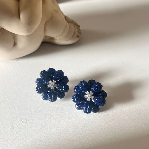 Marilla Earrings - Blue