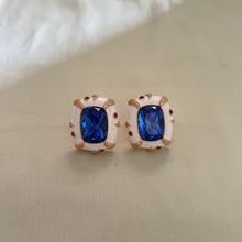 Load image into Gallery viewer, Rivi Earrings - White Blue
