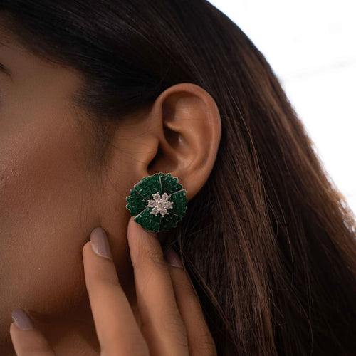 Sireli Earrings - Green