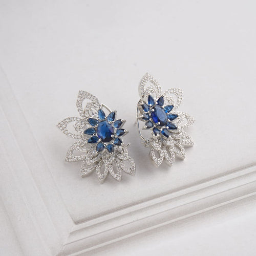 Wisteria Earrings - Blue