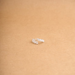 Half Emerald Marquise  Ring Mozaati