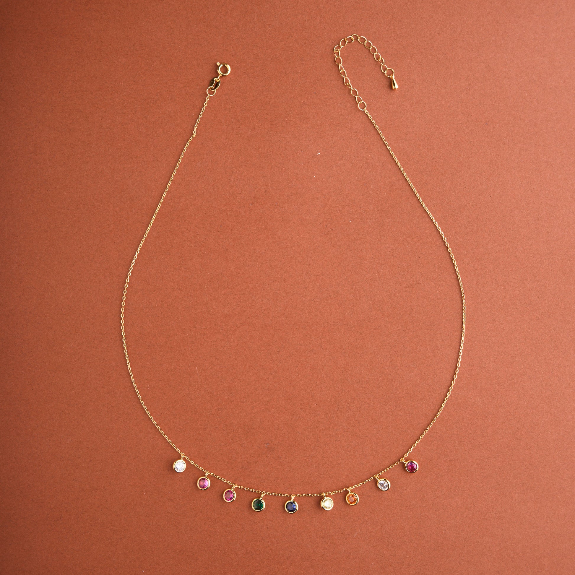 Multi Sora Drop Necklace Mozaati