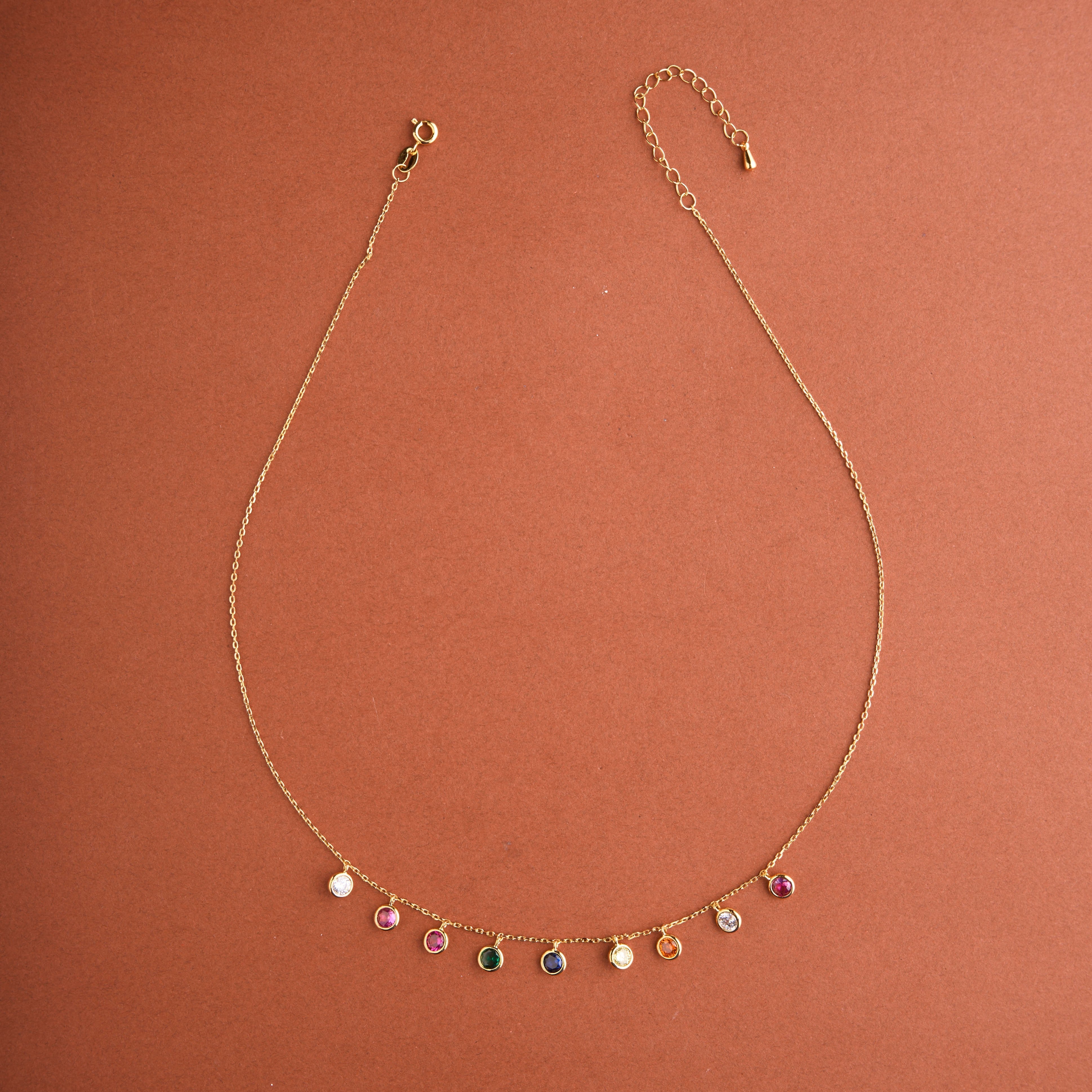 Multi Sora Drop Necklace Mozaati