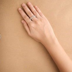 Sprial Band Ring Mozaati