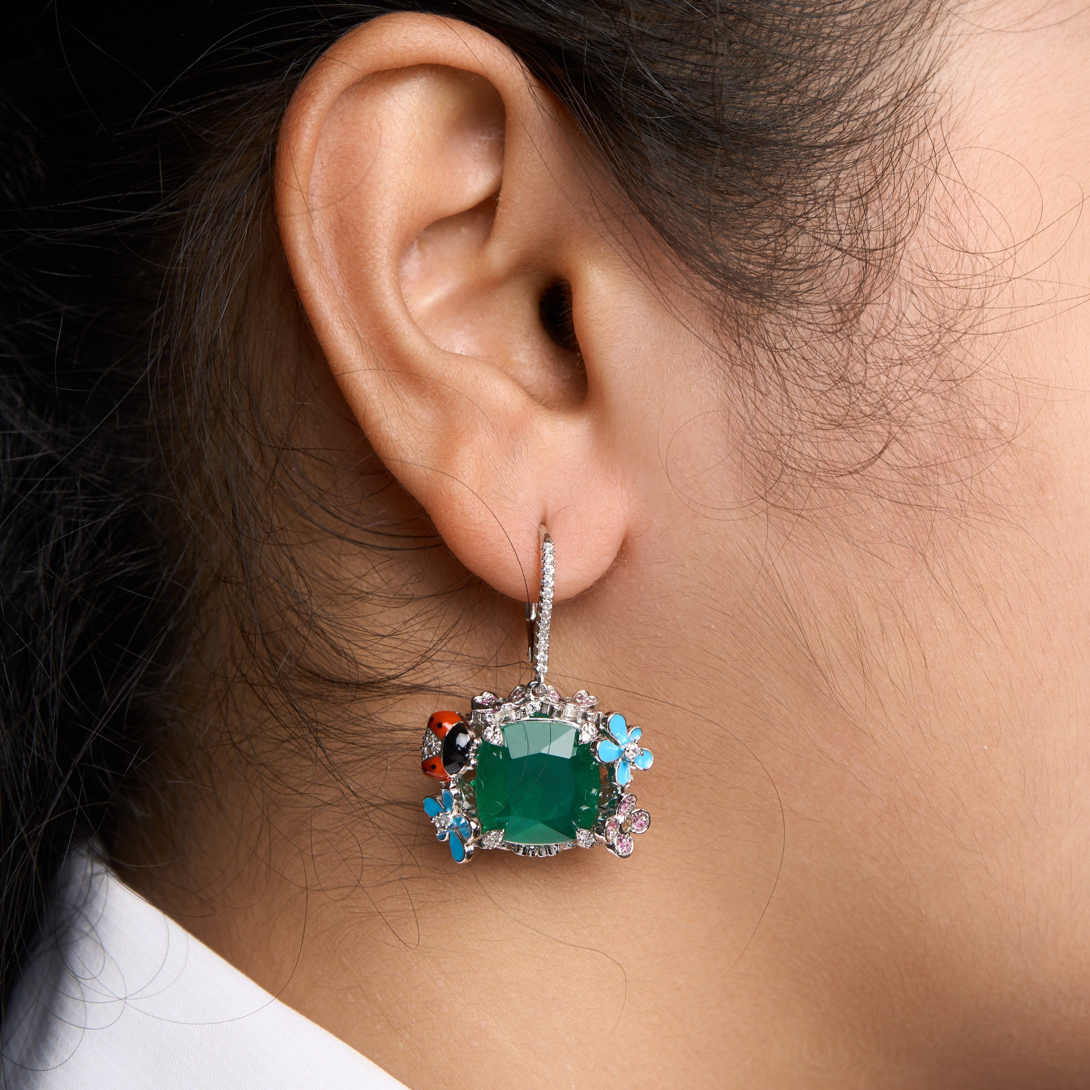 Ladybug Earrings Mozaati