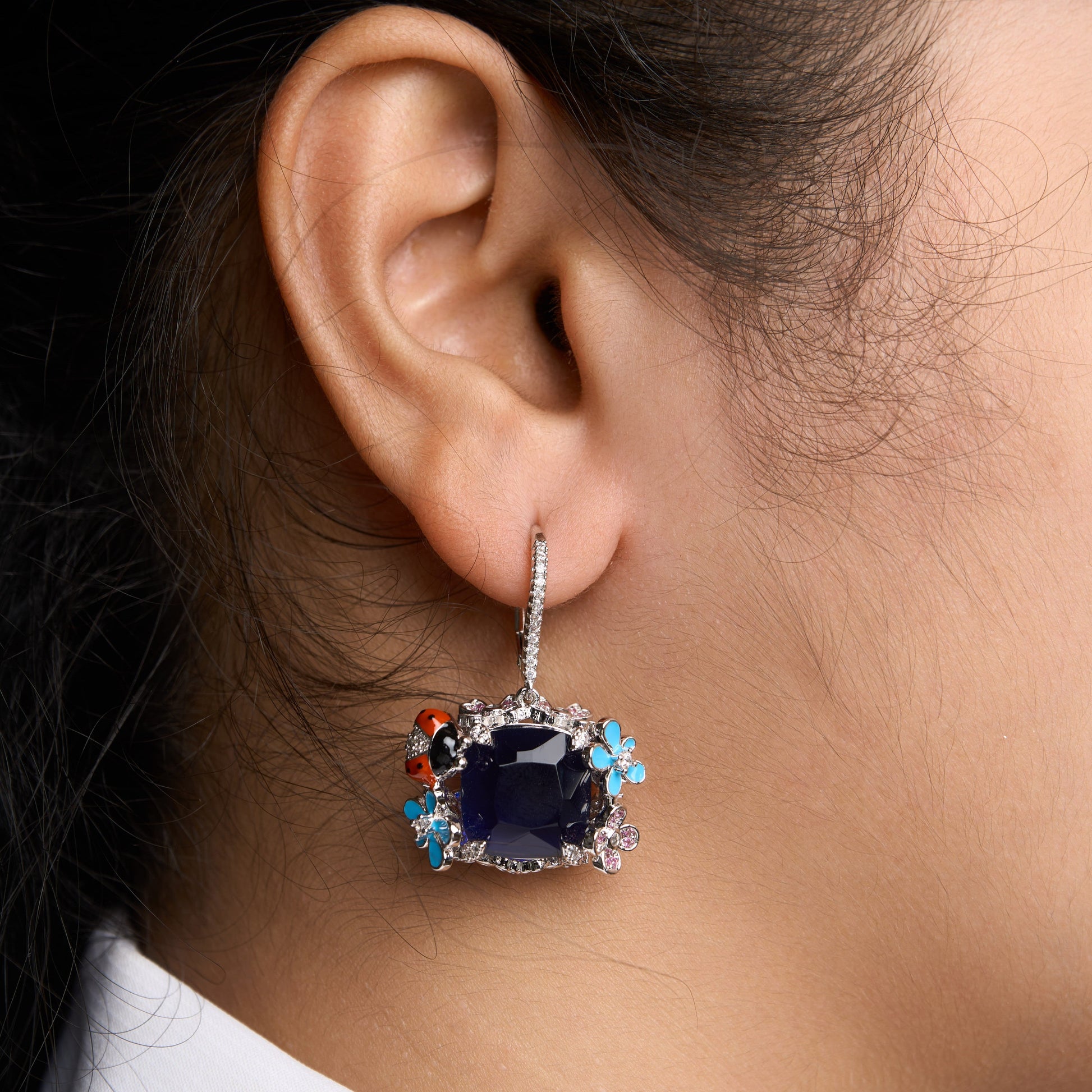 Ladybug Earrings Mozaati