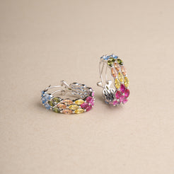 Multi Marquise Hoops Mozaati