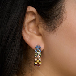 Multi Marquise Hoops Mozaati