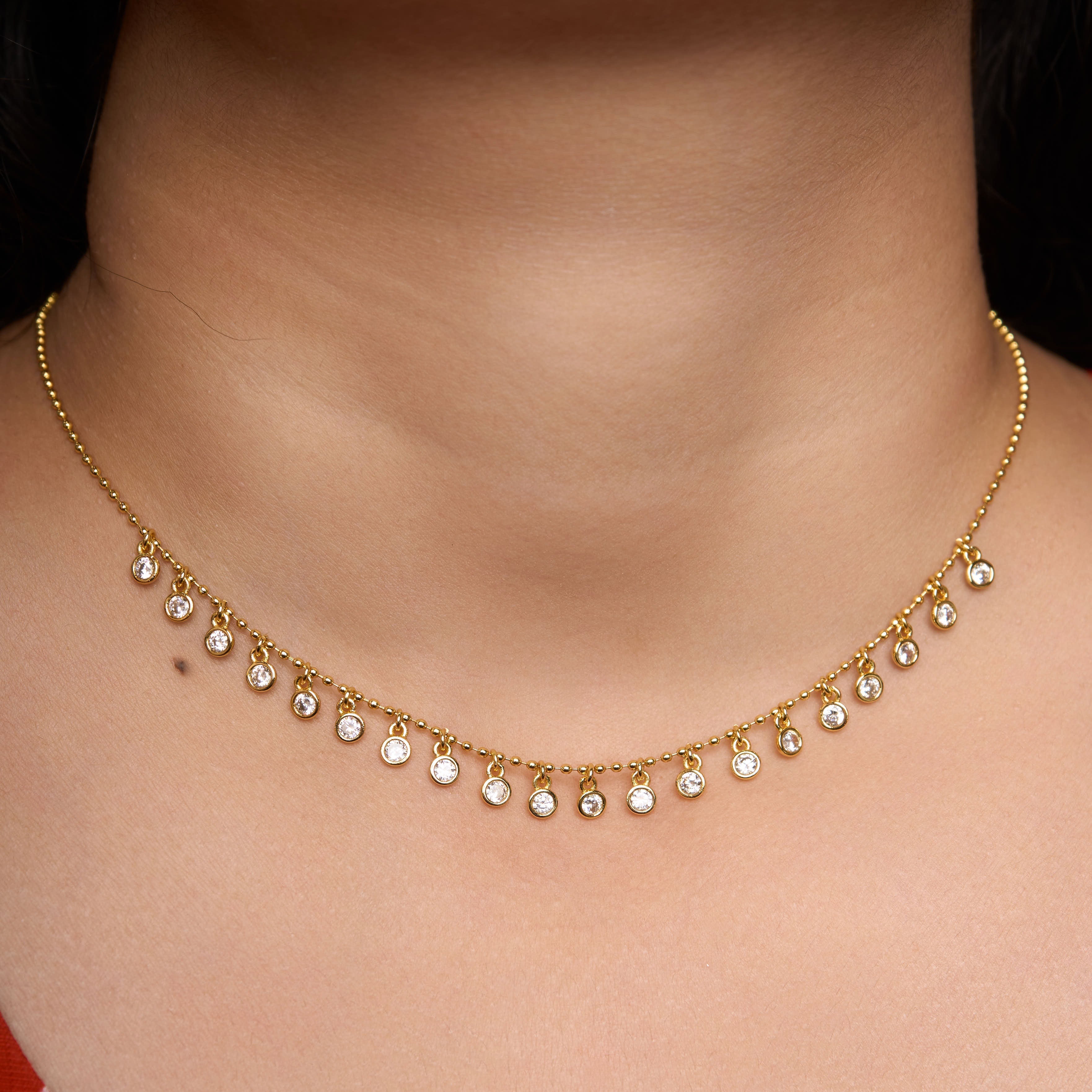 Ball Drop Necklace Mozaati