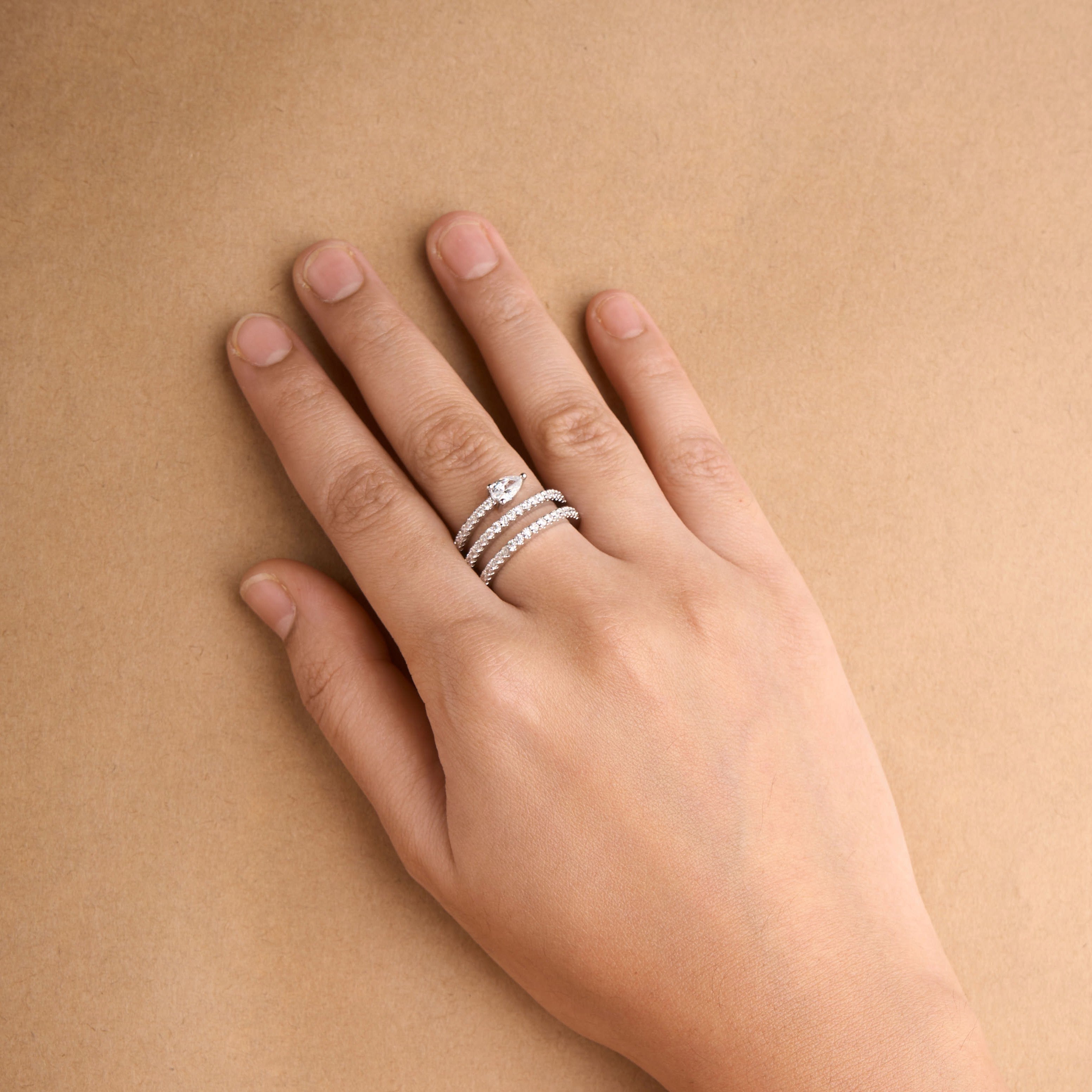 Dia Wrap Ring Mozaati