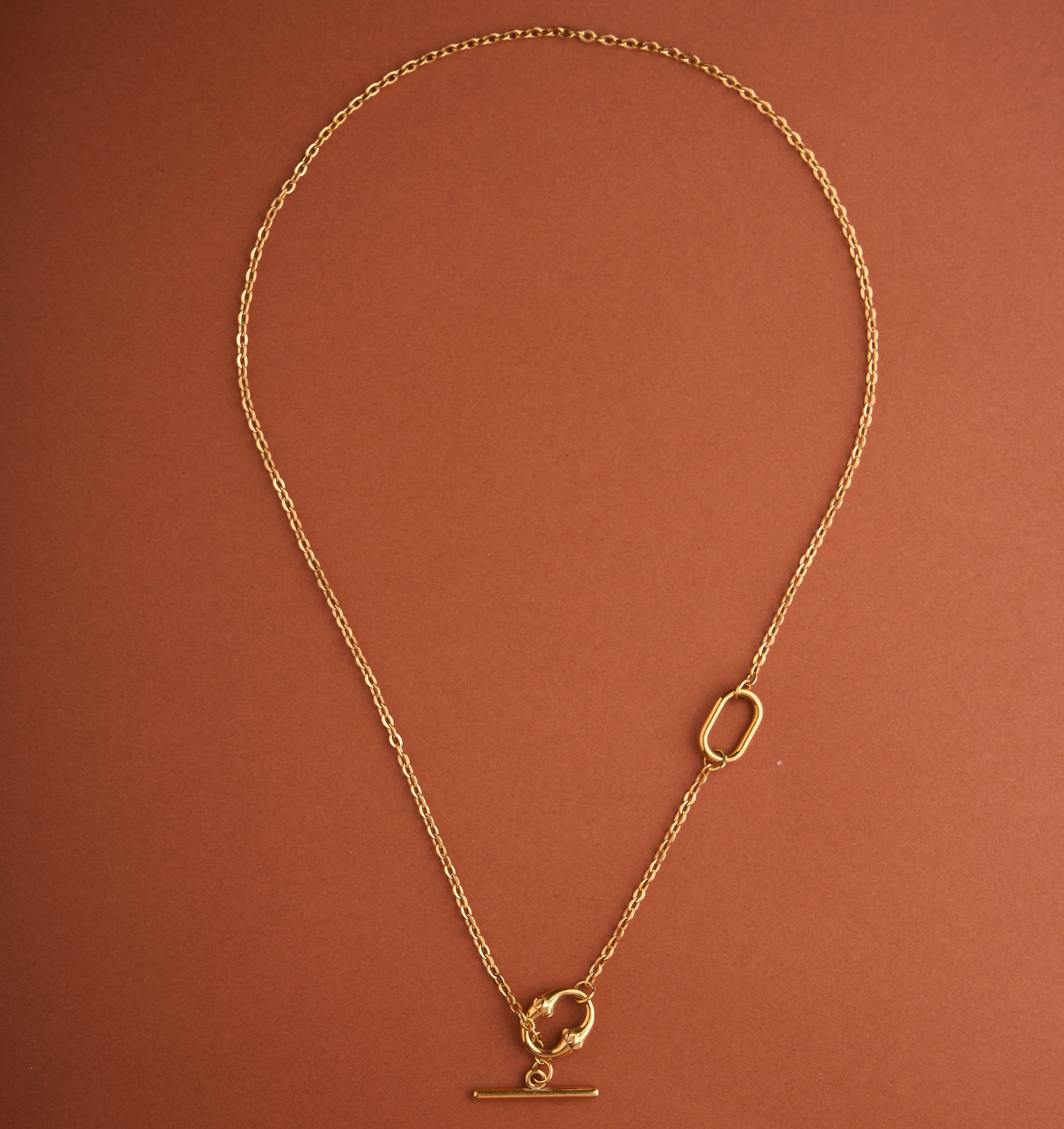 Y O Toggle Necklace Mozaati