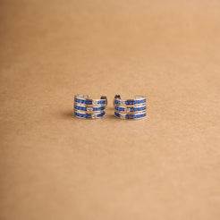 3 line balis Earrings Mozaati