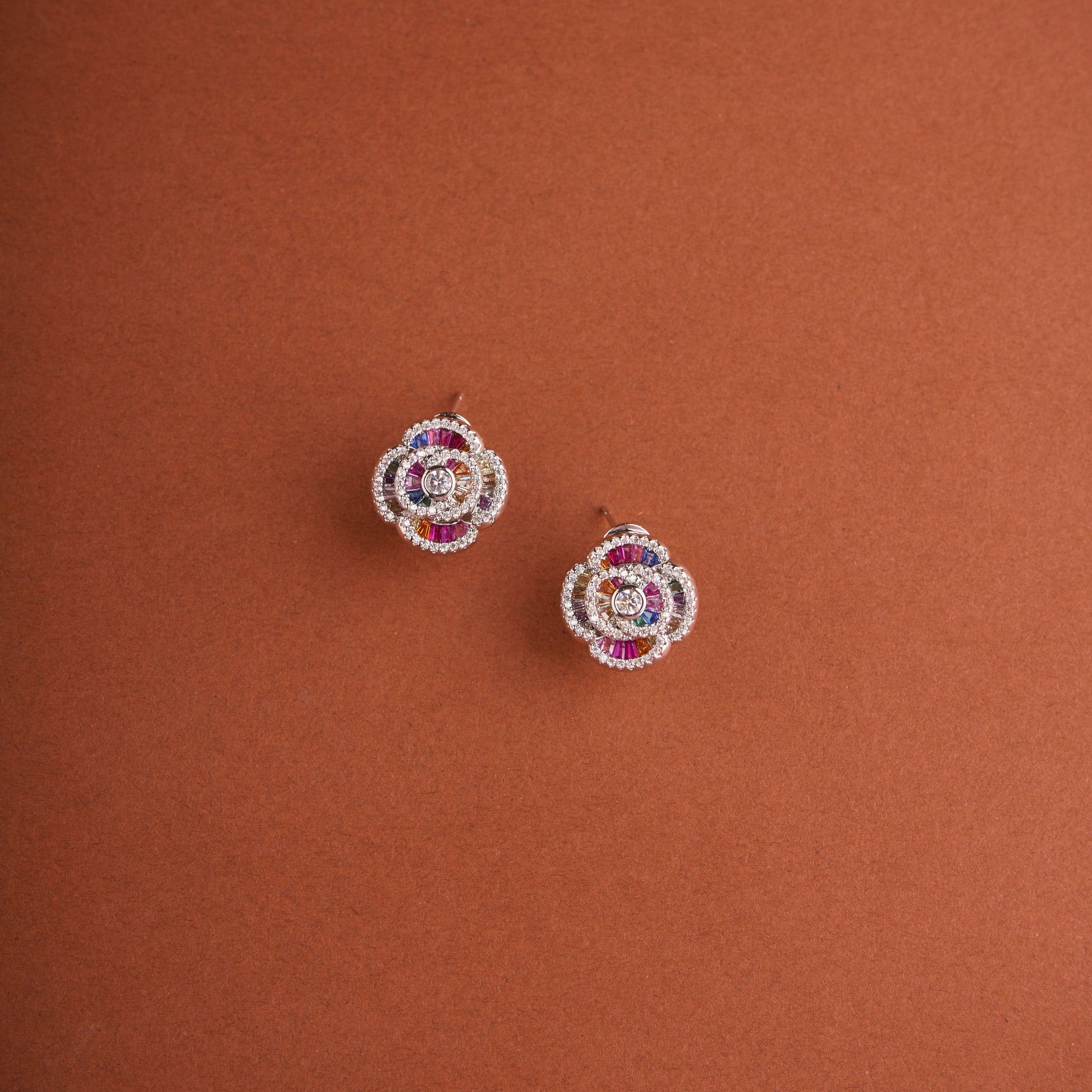 Dainty Rose Earrings Mozaati