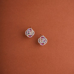 Dainty Rose Earrings Mozaati