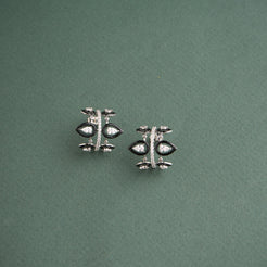 Pear Enamel Bali Earrings Mozaati