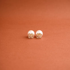 Clover Pearl Earrings Mozaati