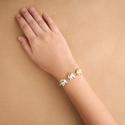 Three Elephant Bracelet Mozaati