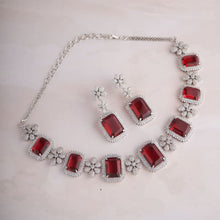 Load image into Gallery viewer, Sansa Necklace Set - Red
