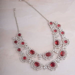 Arya Necklace - Red