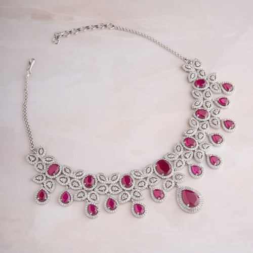 Maisie Necklace - Red