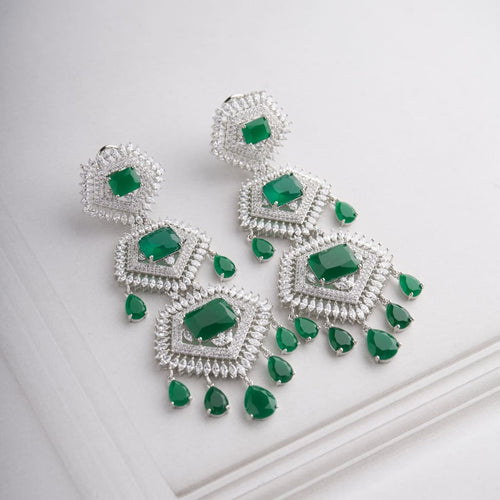 Aiza Earrings - Green