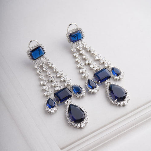 Meera Earrings - Blue