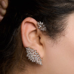Marquise Flame Ear Cuff Mozaati