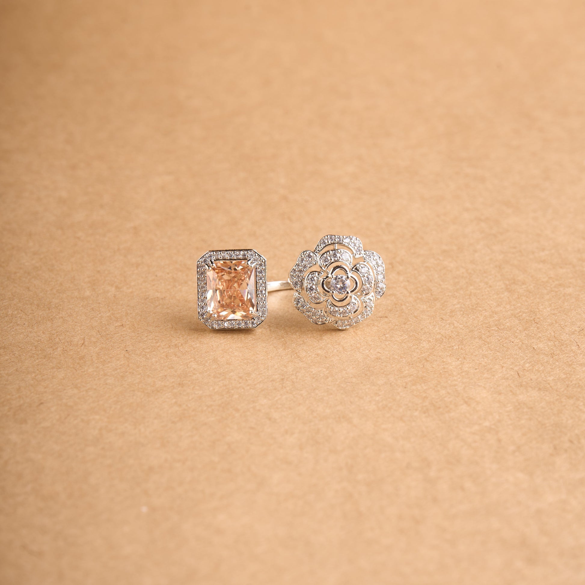 Rose Emb Ring Mozaati
