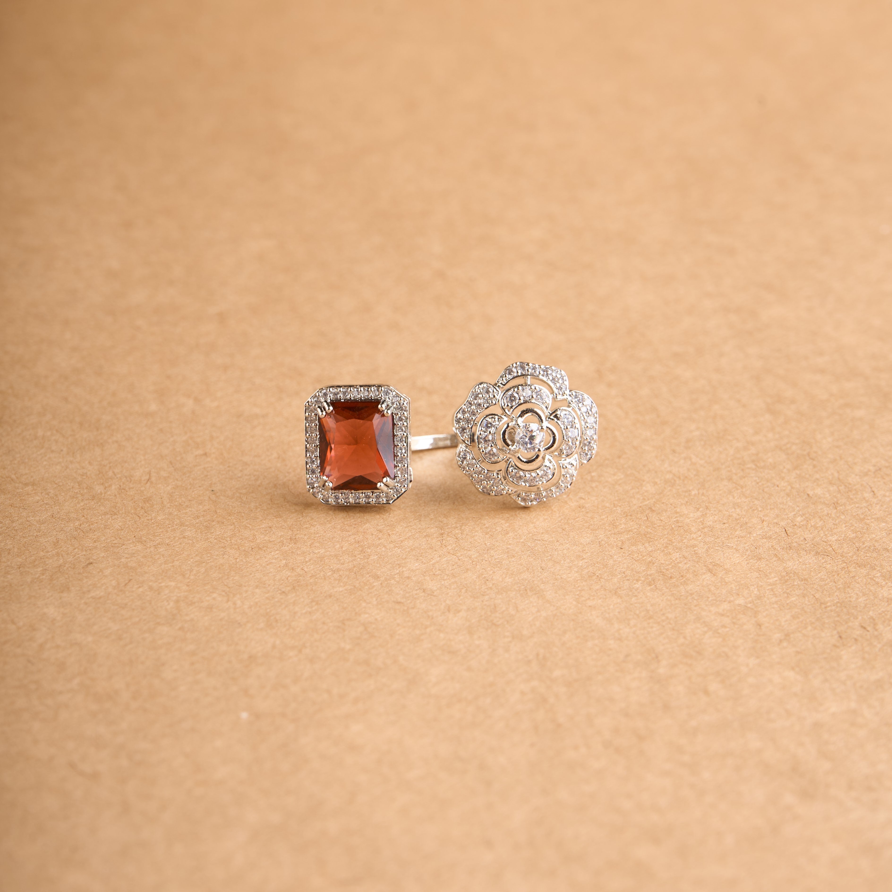 Rose Emb Ring Mozaati