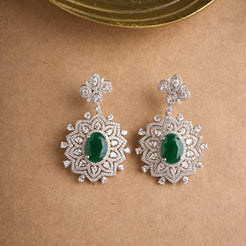 Anitya Earrings -Green Mozaati
