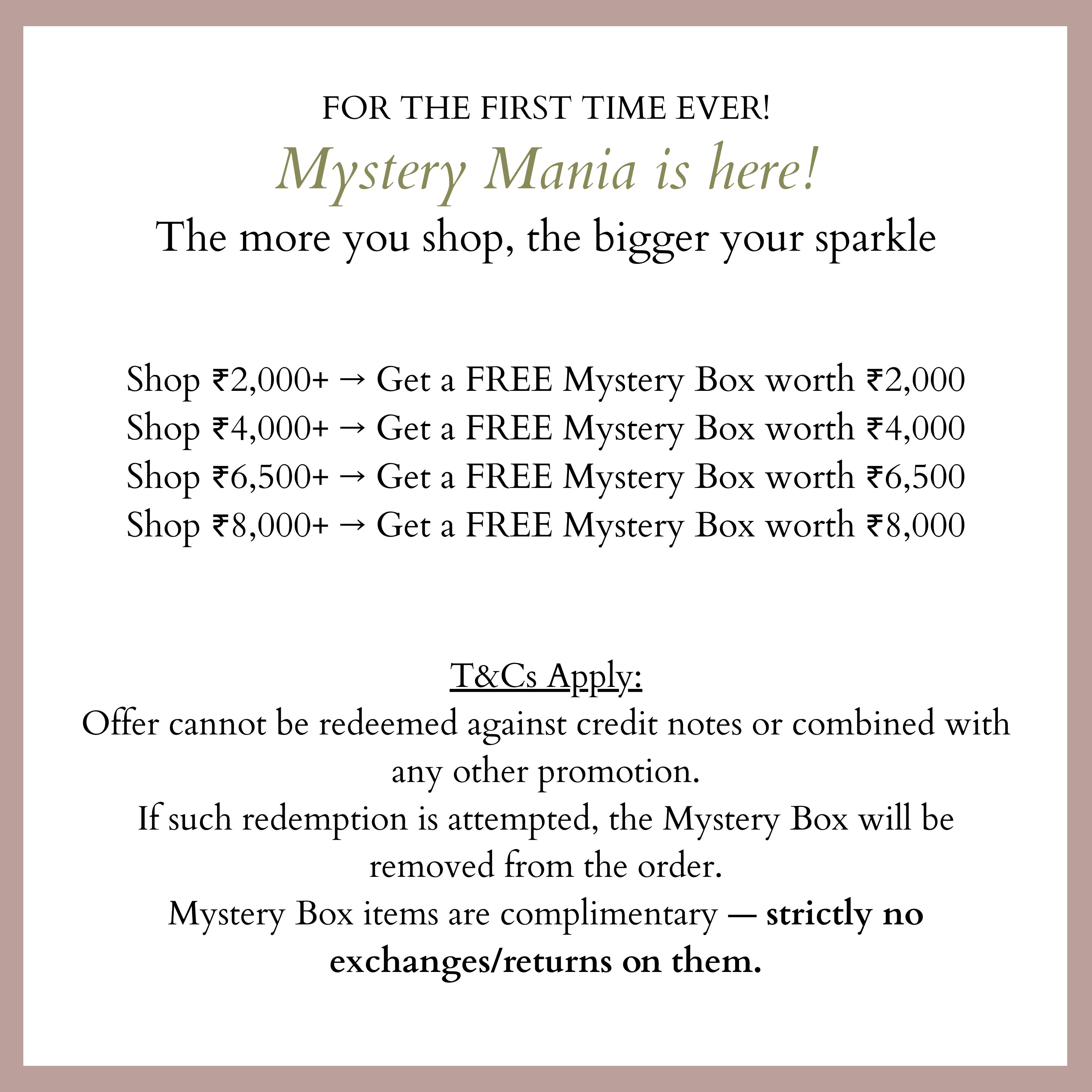 Mystery Box Mozaati