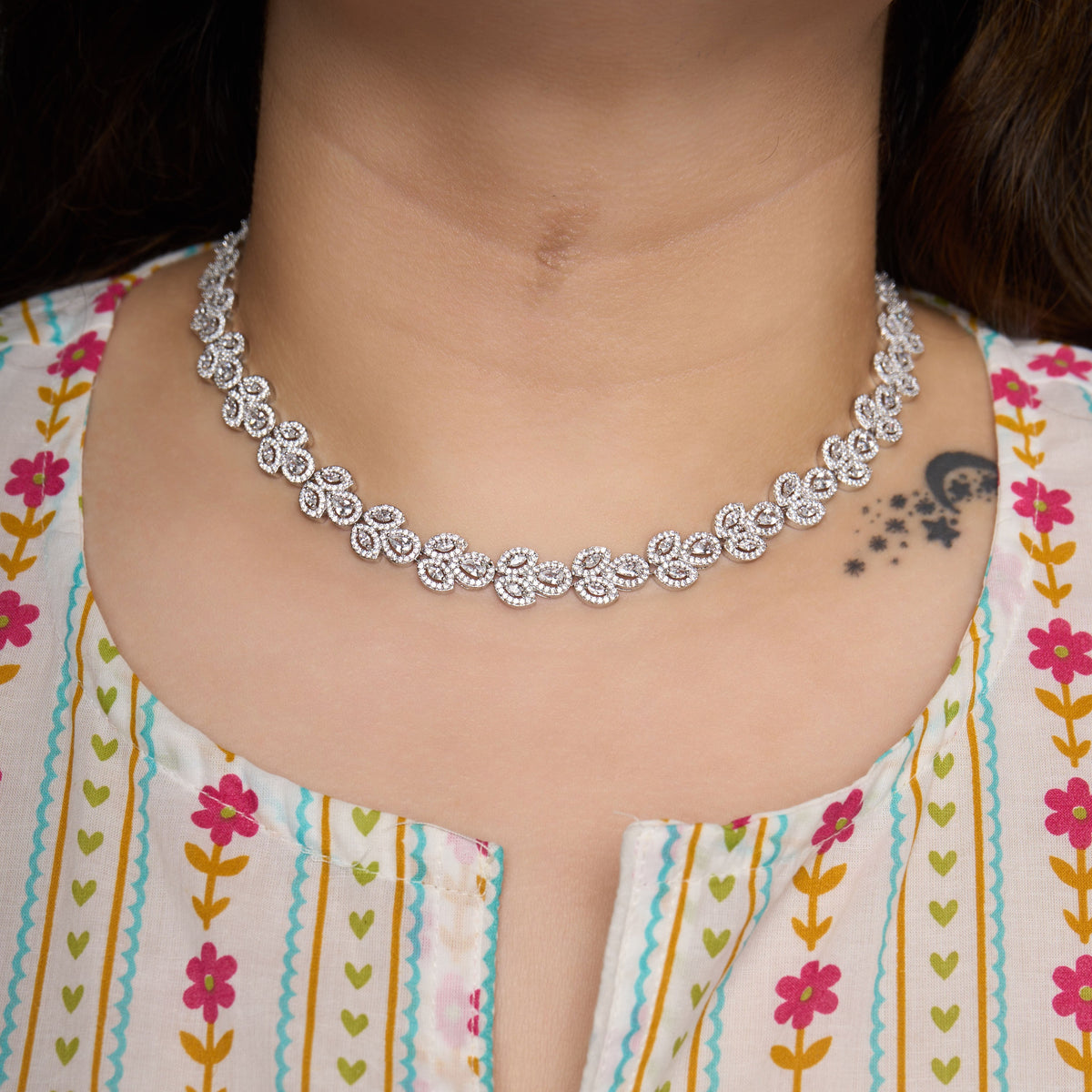 Leaf Necklace Set Mozaati