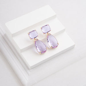 Kendra Earrings - Purple