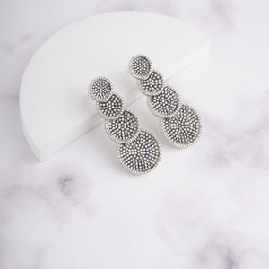 Cirque Earrings - White