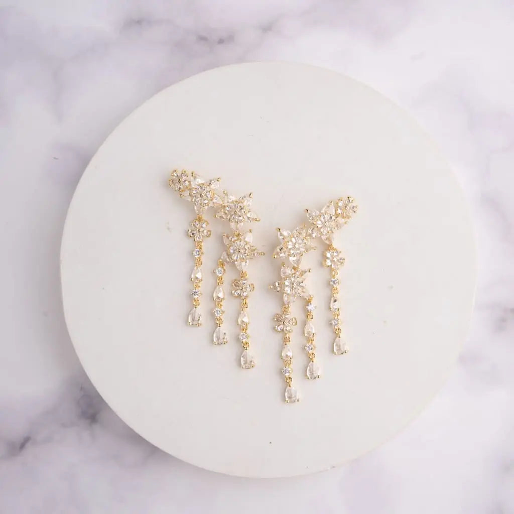 Azalea Climber Earrings Mozaati