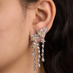 Azalea Climber Earrings Mozaati