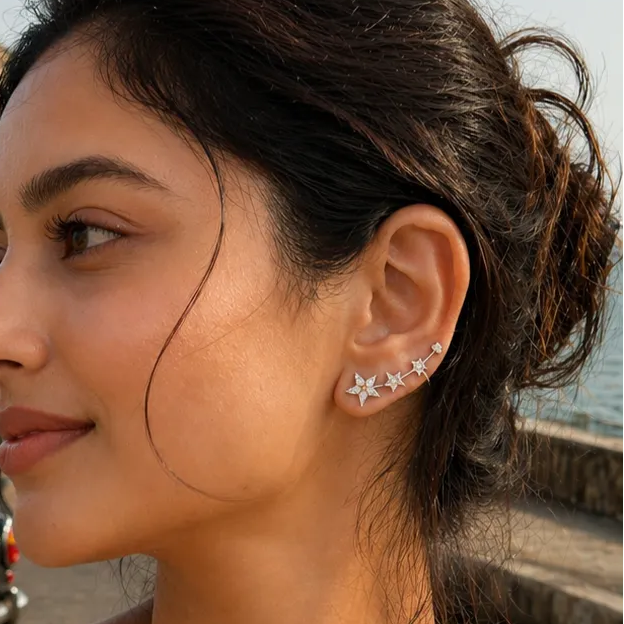 Star Climber Earrings Mozaati