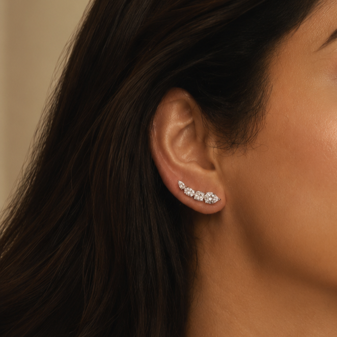 Nea Climber Earrings Mozaati