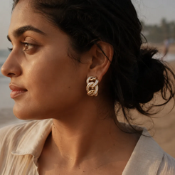 Cuban Balis Earrings Mozaati