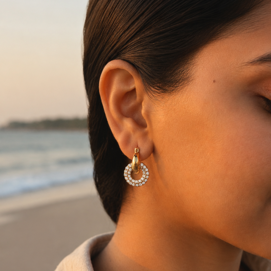 Loop Hoop Earrings Mozaati