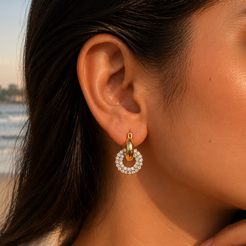 Loop Hoop Earrings Mozaati
