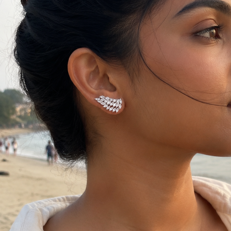 Wing Climbers Earrings Mozaati