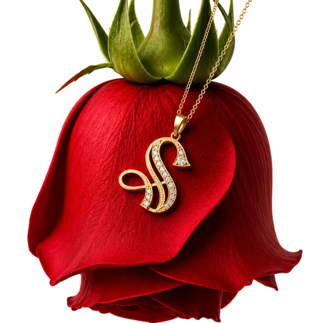Roman Initial Necklace Mozaati