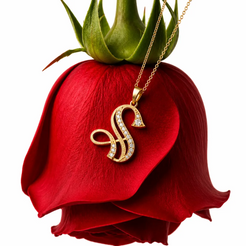 Roman Initial Necklace Mozaati