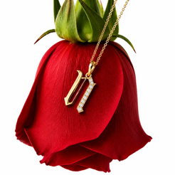 Roman Initial Necklace Mozaati