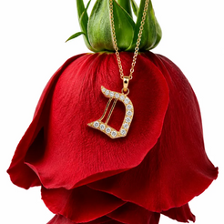 Roman Initial Necklace Mozaati