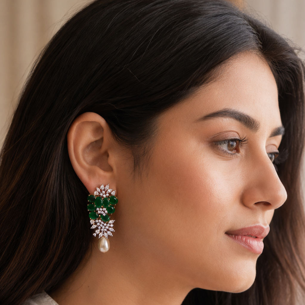 Olive Earrings Mozaati