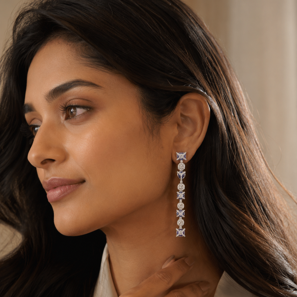 Cross Over Earrings Mozaati